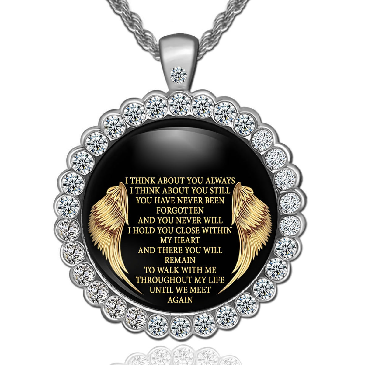 I Think About You Always - Personalized Necklace