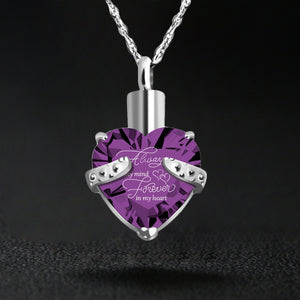 Heart-shaped Cremation Ashes Storage Necklace