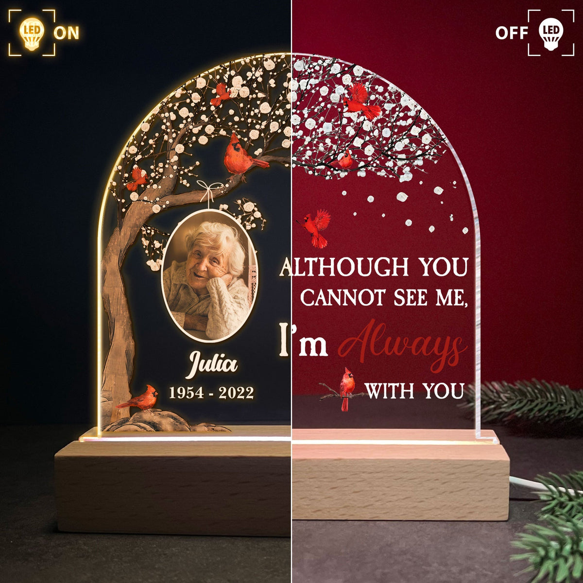 I Am Always With You - Personalized LED Light