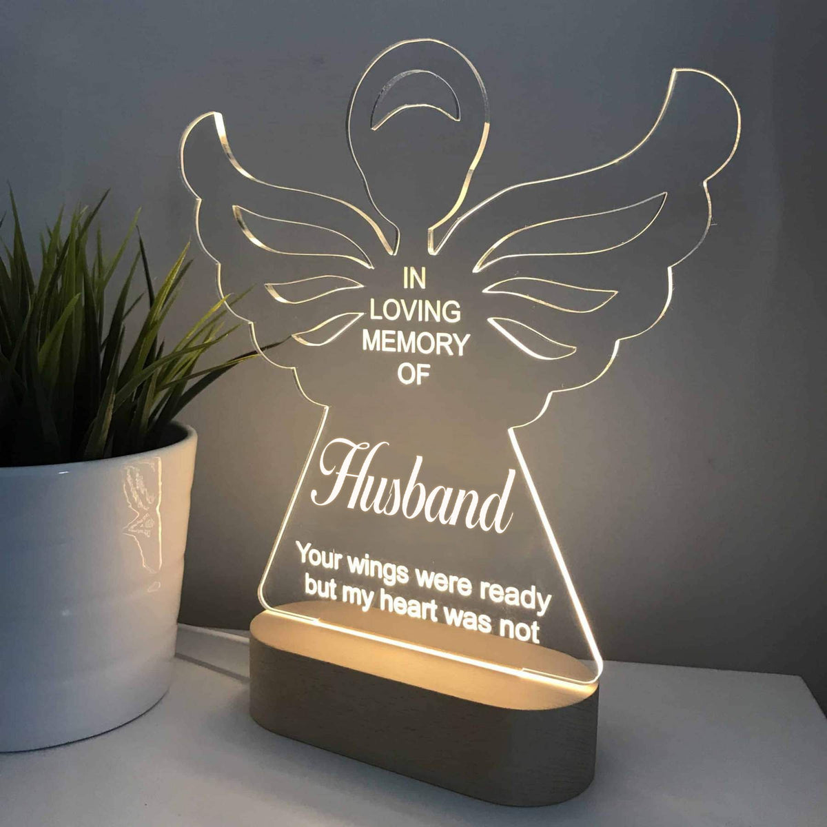 LED GUARDIAN ANGEL LIGHT - MEMORIAL GIFT