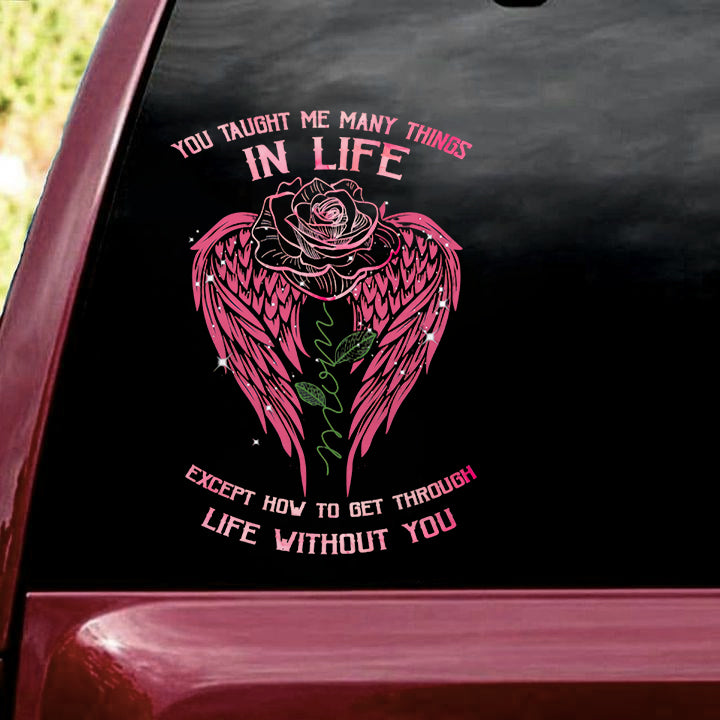 Rose Angel Decal