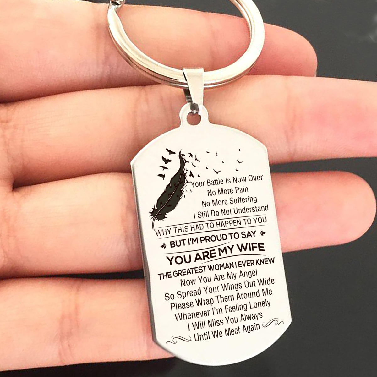 WIDOWER - THE GREATEST WOMAN - KEYCHAIN