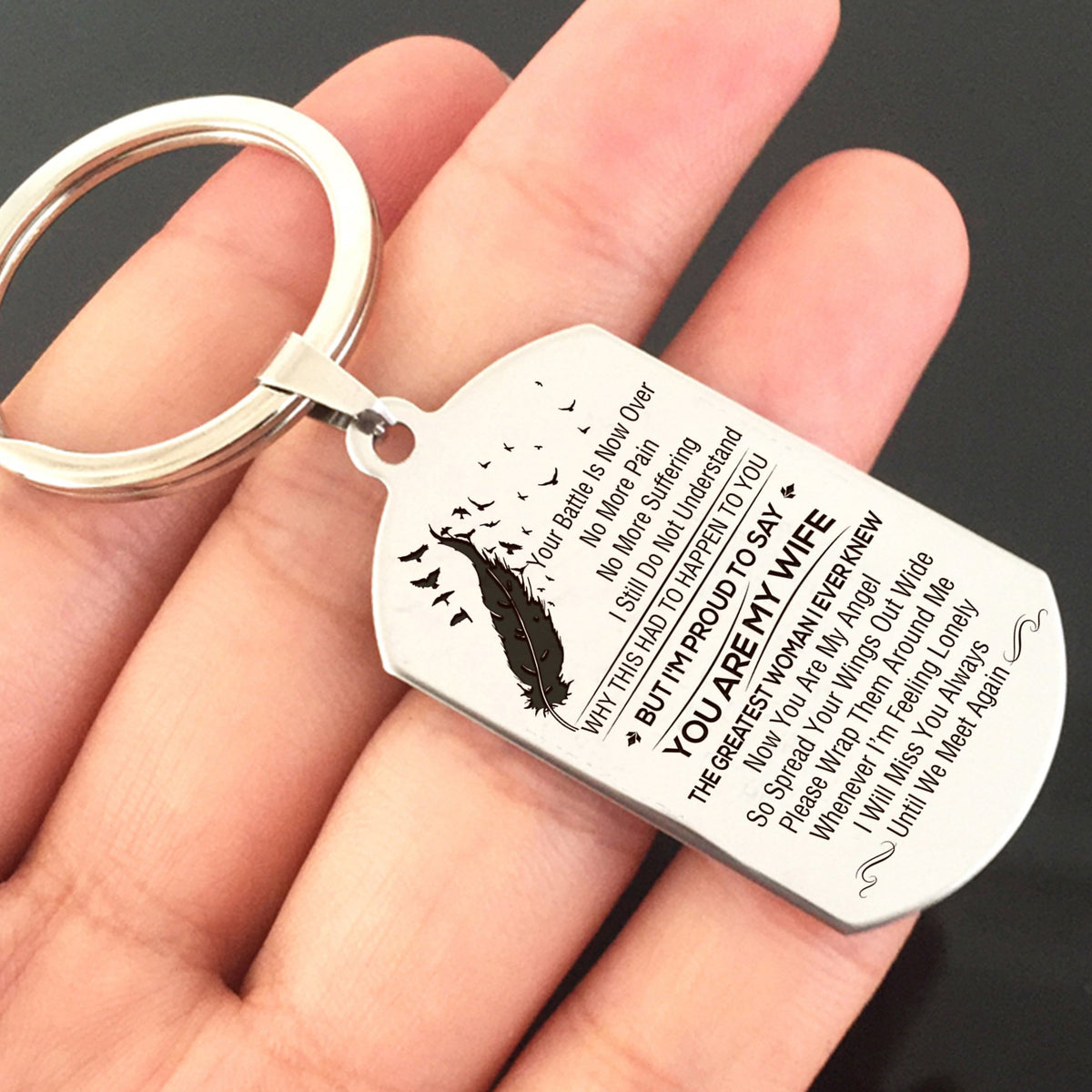 WIDOWER - THE GREATEST WOMAN - KEYCHAIN