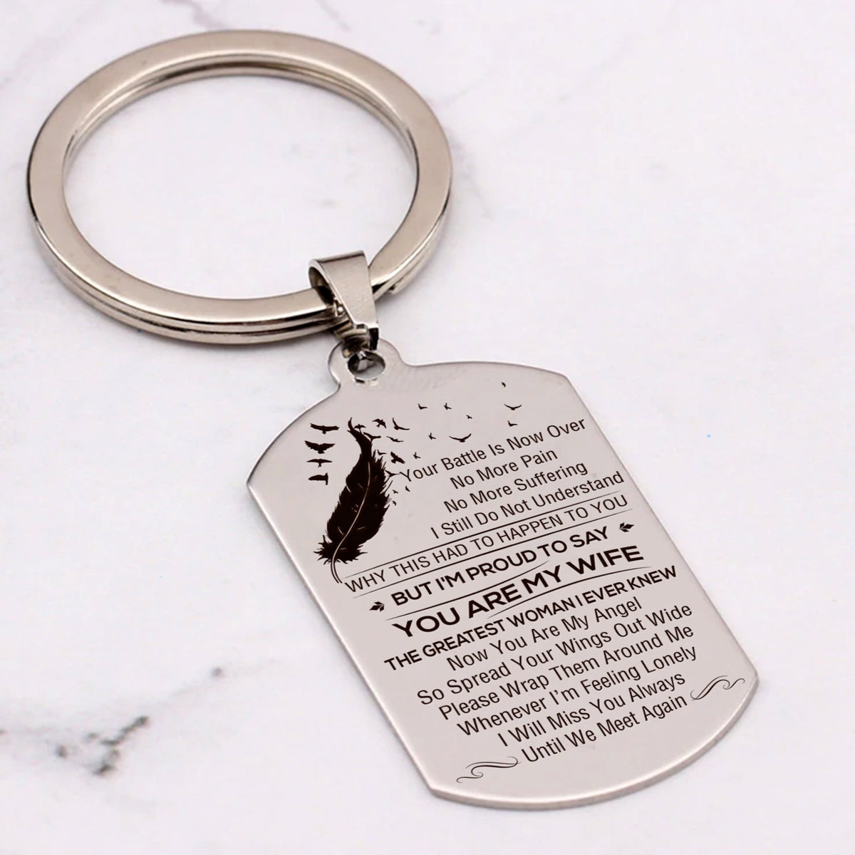 WIDOWER - THE GREATEST WOMAN - KEY CHAIN