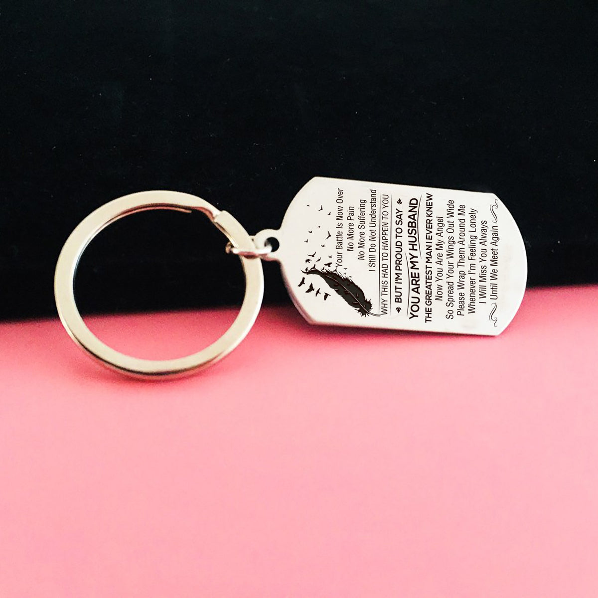 WIDOW - THE GREATEST MAN - KEYCHAIN
