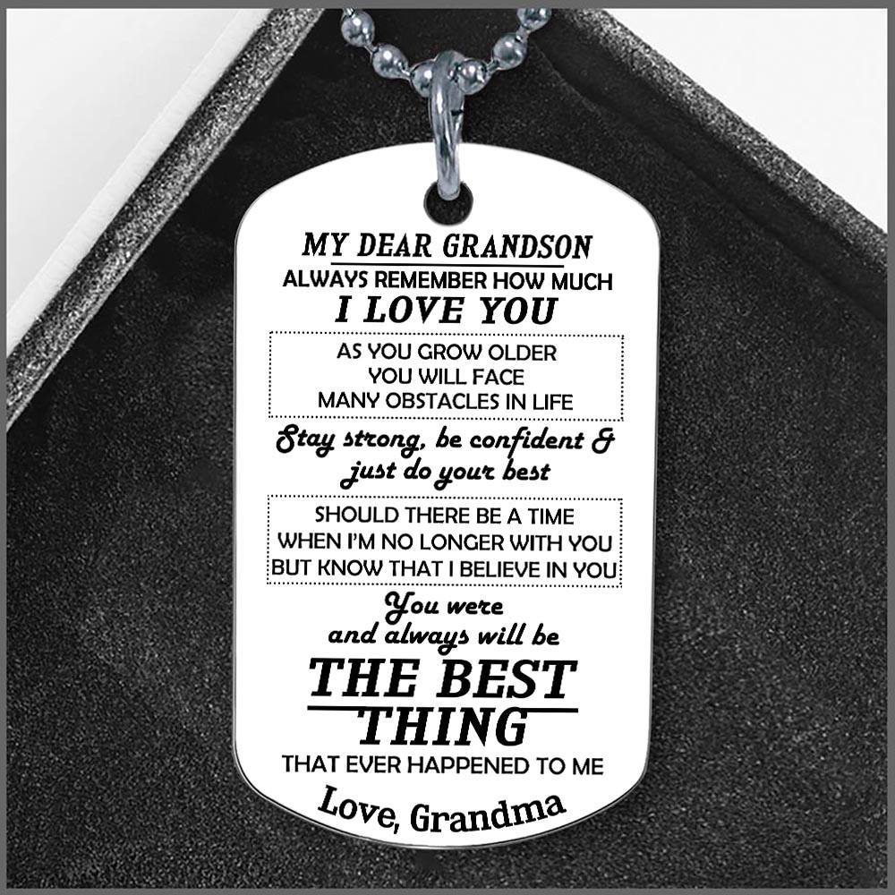 To My Dear Grandson