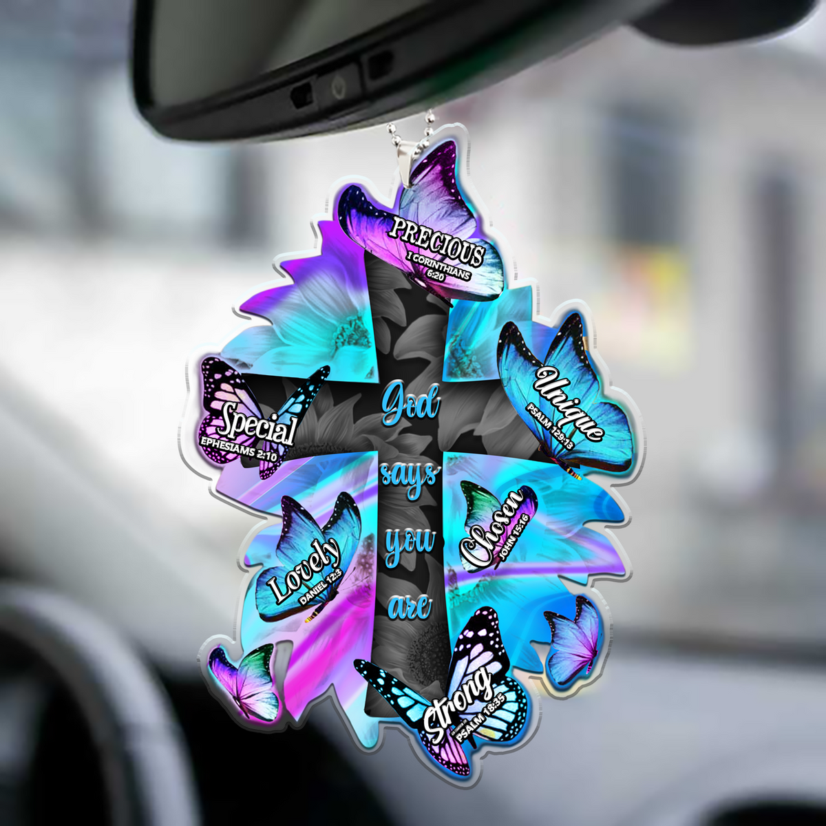 God Says You Are Cross Ornament
