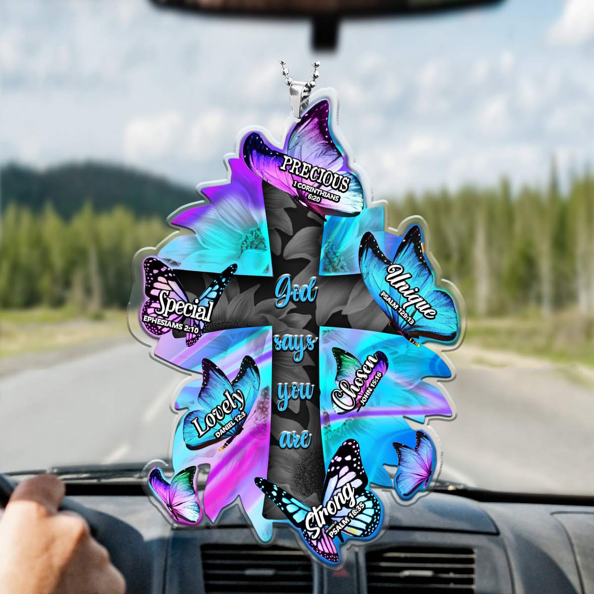 God Says You Are Cross Ornament