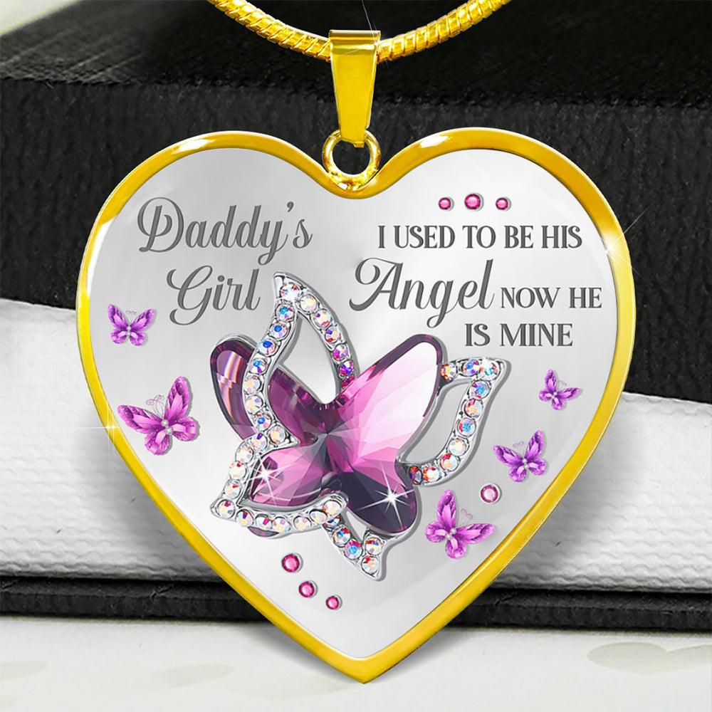Daddy's Girl Heart Necklace