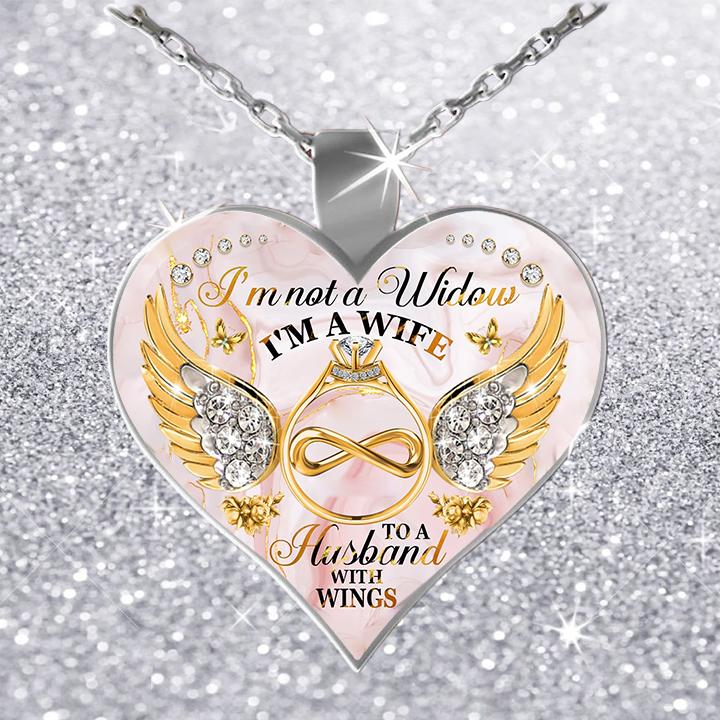 I Am A Wife To A Husband With Wings Necklace