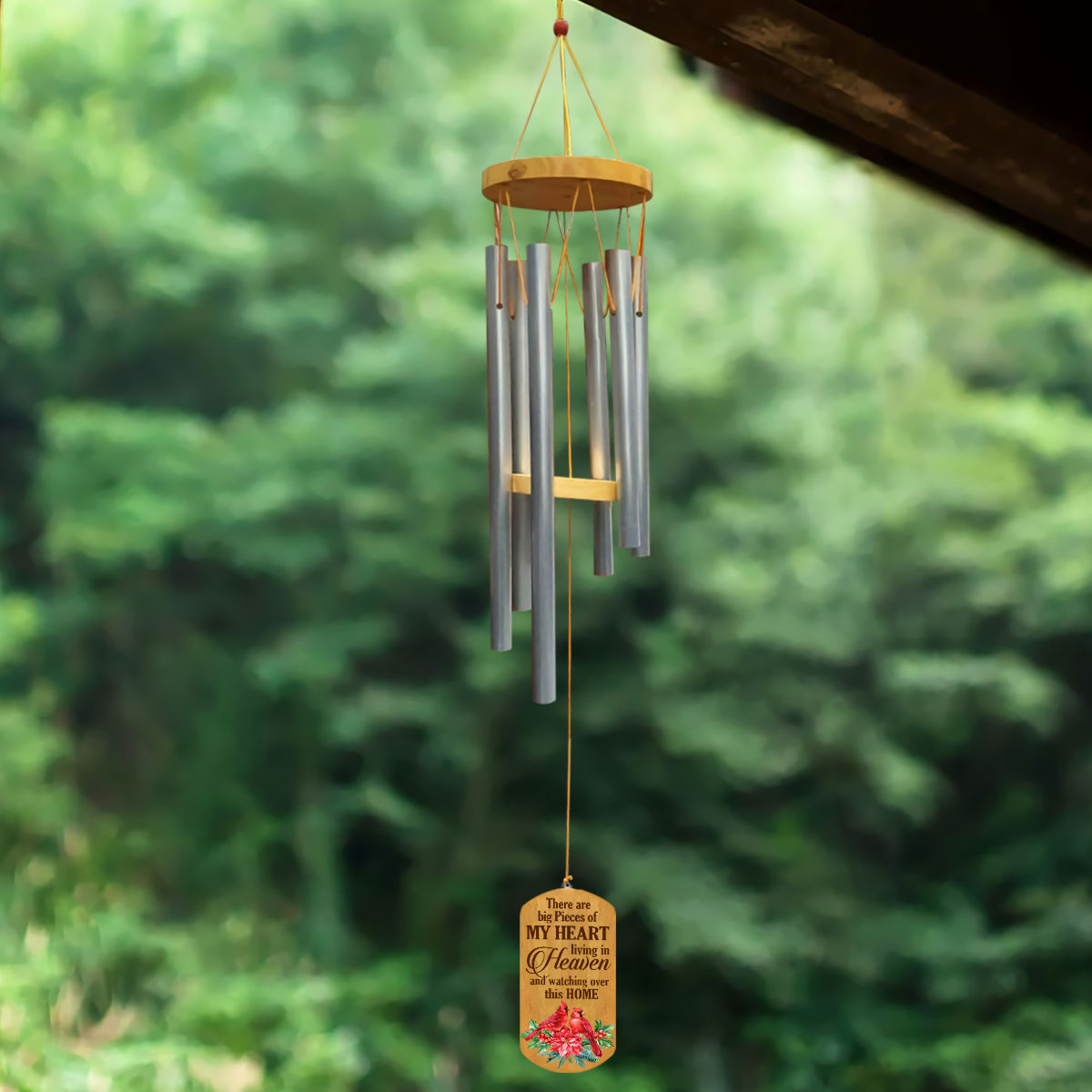Big Pieces Of My Heart Live In Heaven - Meaningful Personalized Memorial Wind Chimes