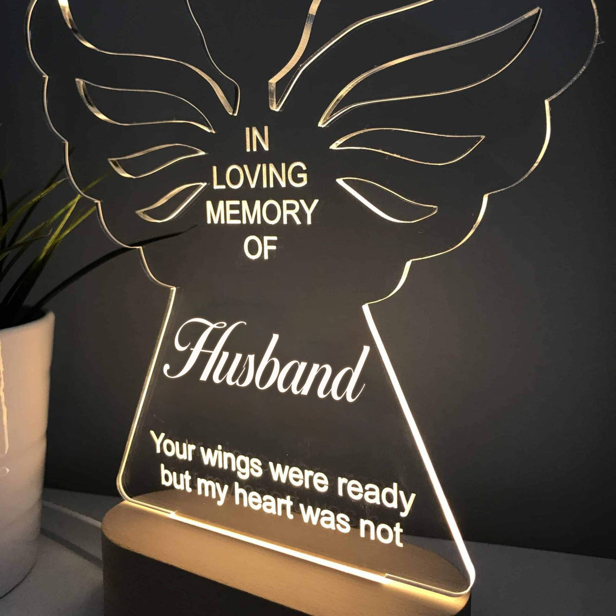 LED GUARDIAN ANGEL LIGHT - MEMORIAL GIFT