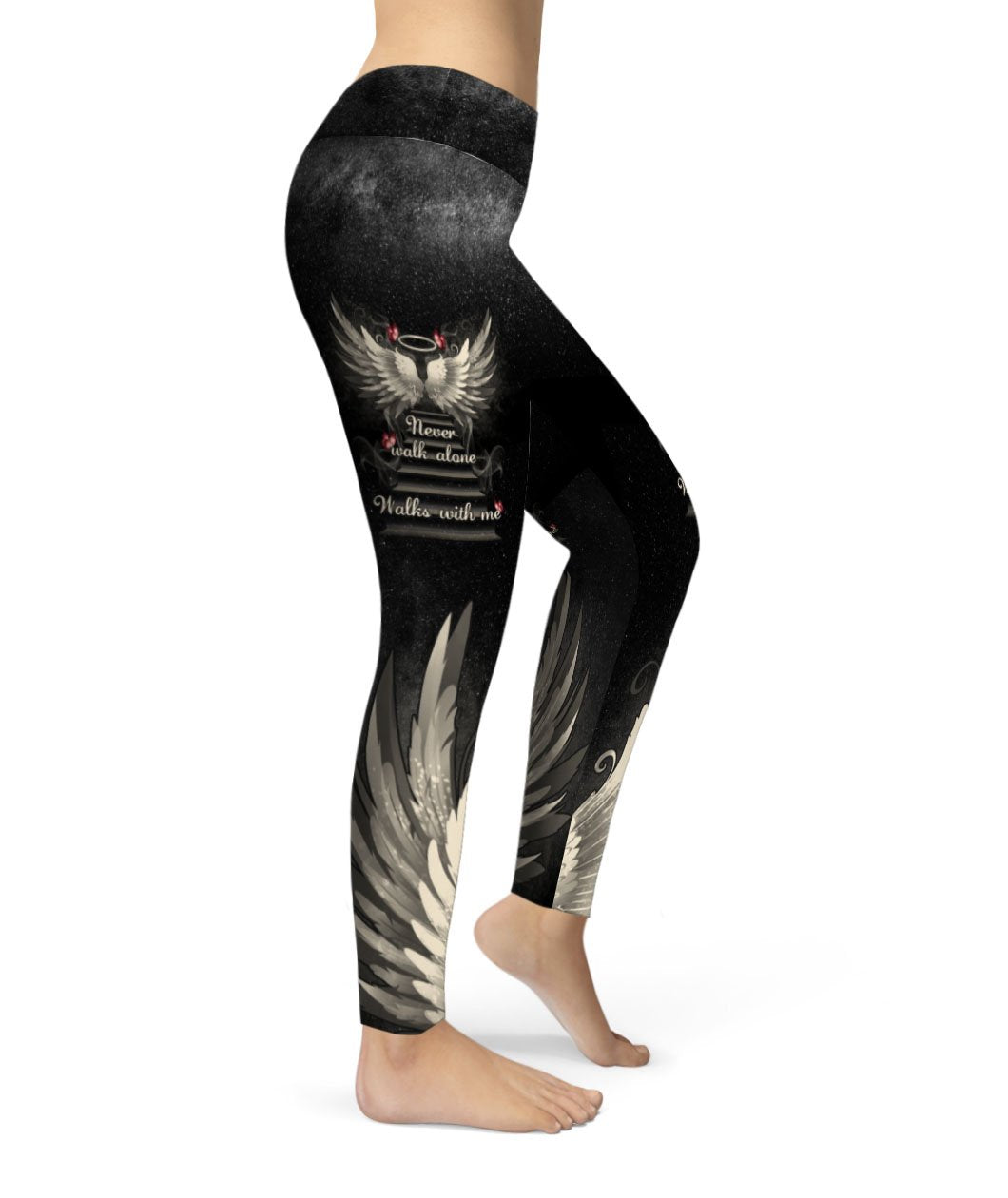 Never Walk Alone Print Legging