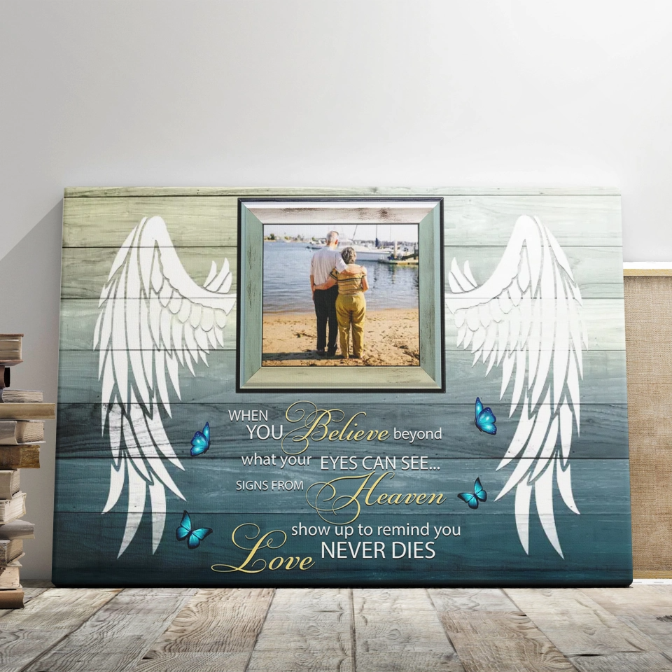 Your Wings Were Ready - Personalized Memorial Poster