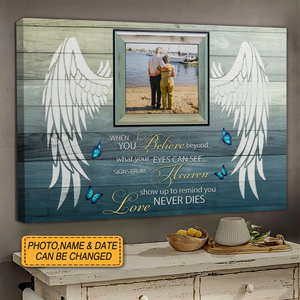 Your Wings Were Ready - Personalized Memorial Poster