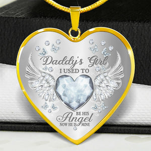 Daddy's Girl Heart Necklace