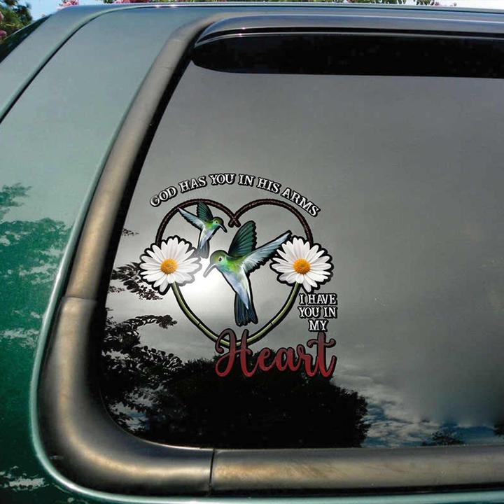Memorial Hummingbird Decal