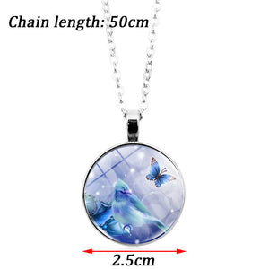 Butterfly Hummingbird Memorial Necklace