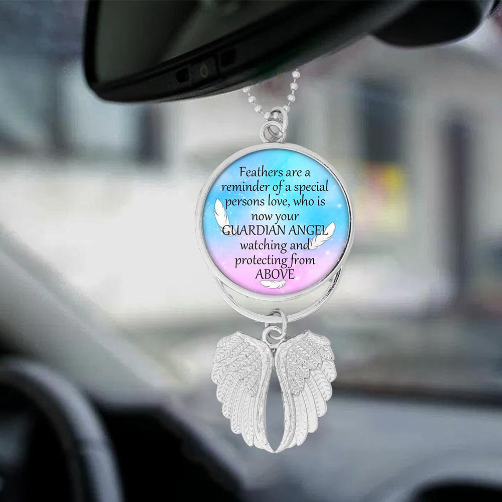 Feathers Angel Wings Car Charm