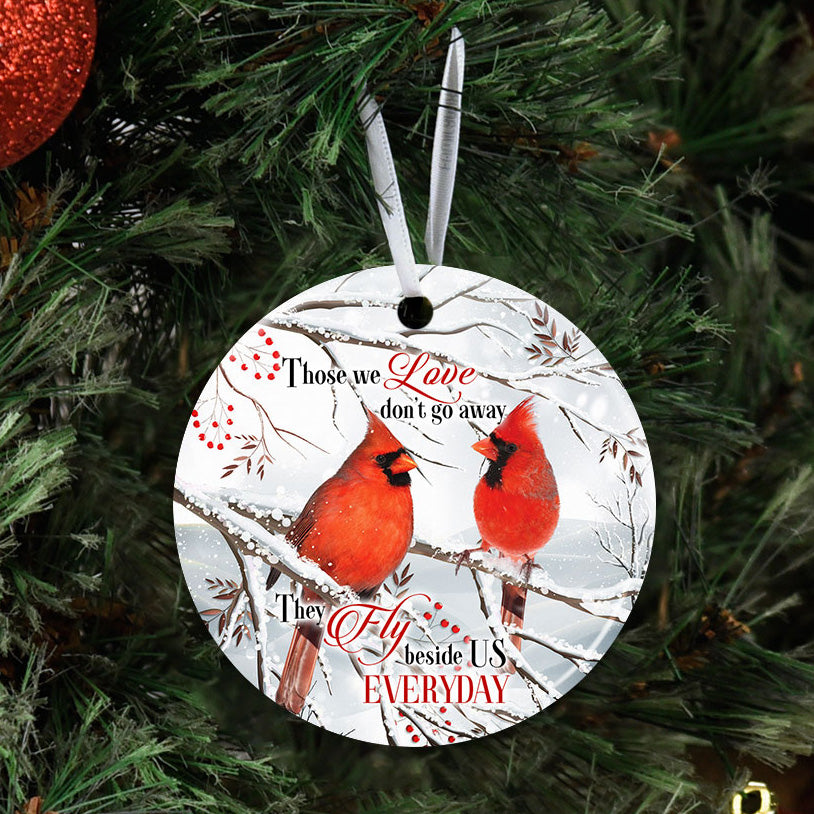 Cardinal Memorial Ornament (Porcelain)