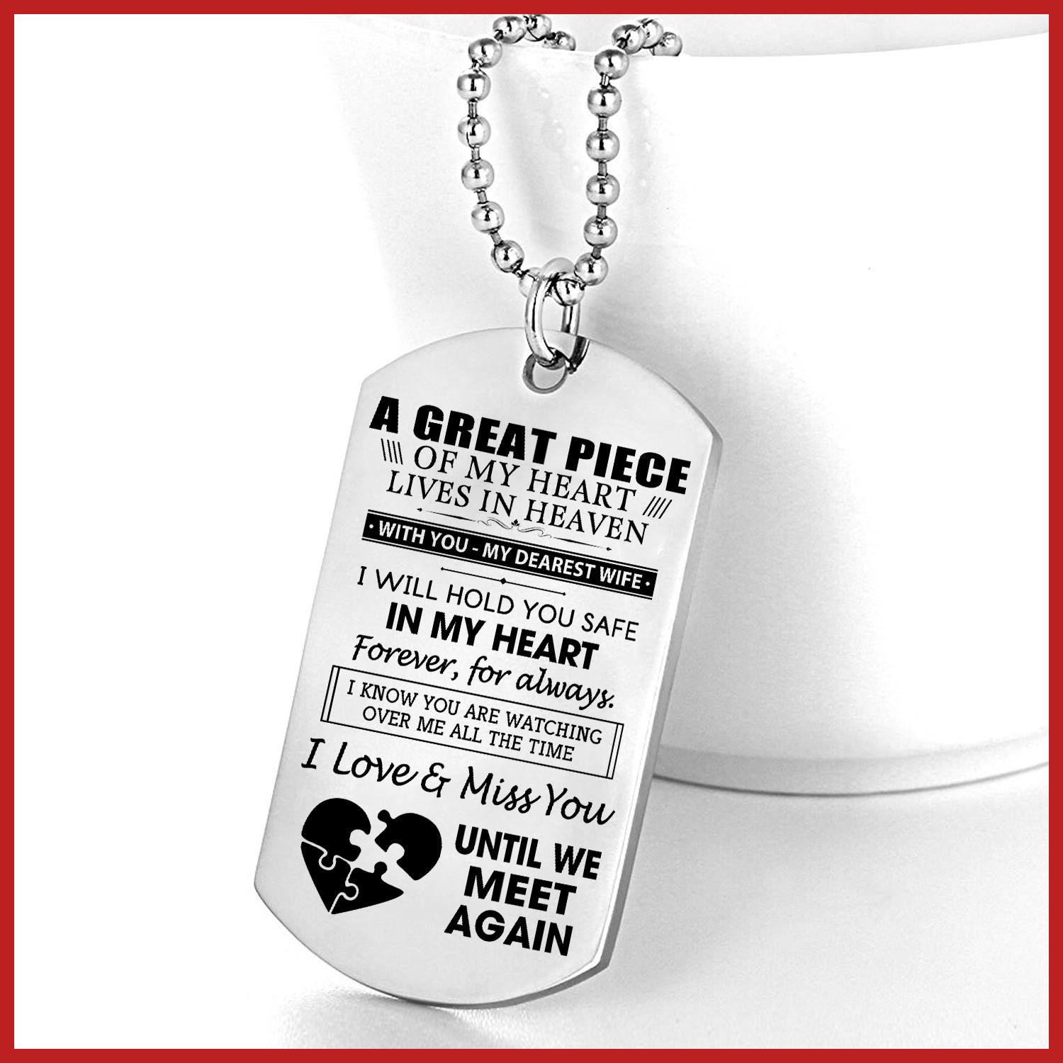 My Dearest Wife Necklace