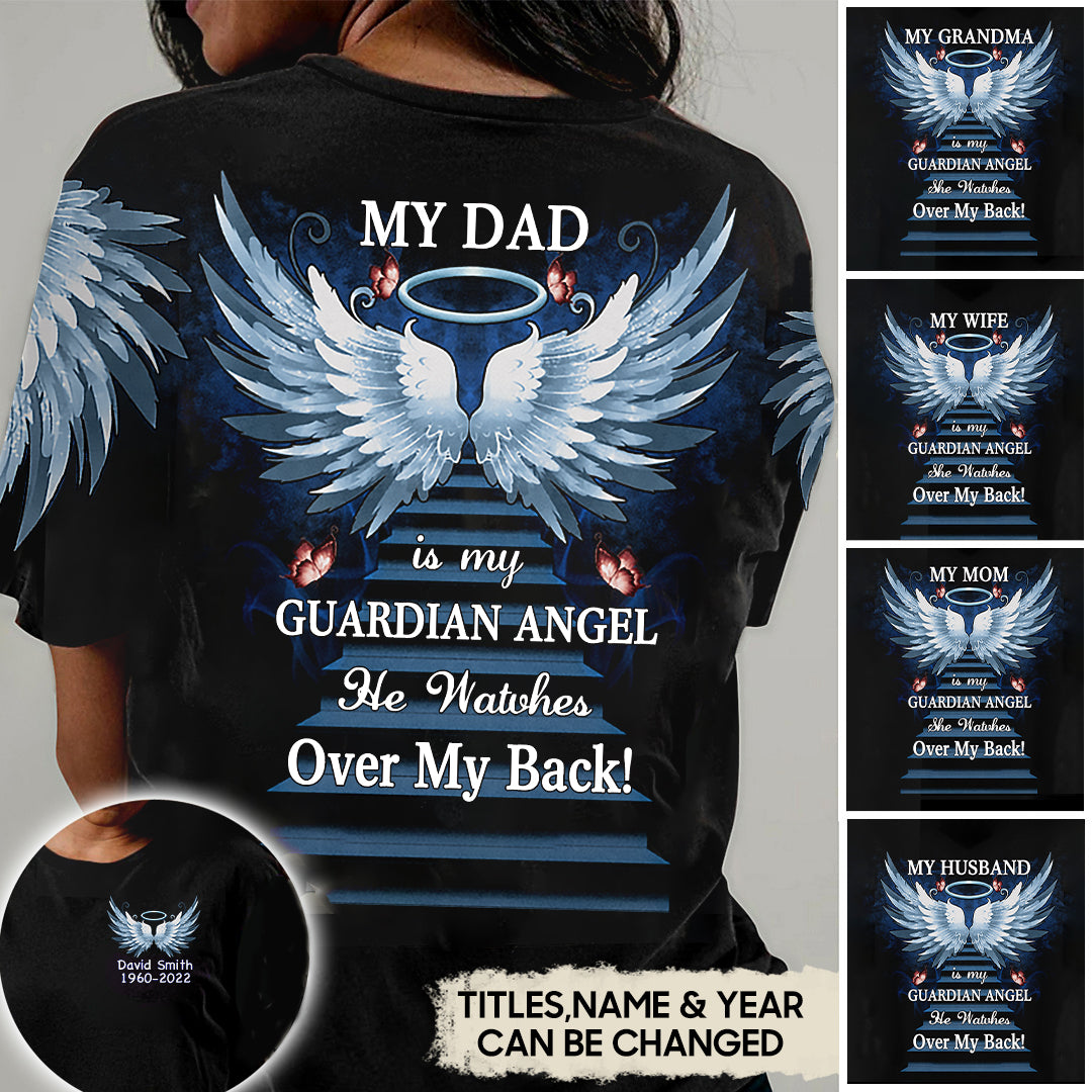 My Love Is My Guardian Angel Personalized T-shirt