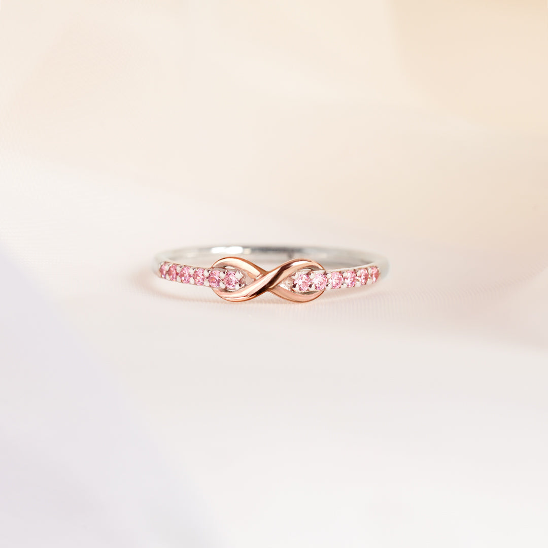 Mother & Daughter Forever Linked Together Ring