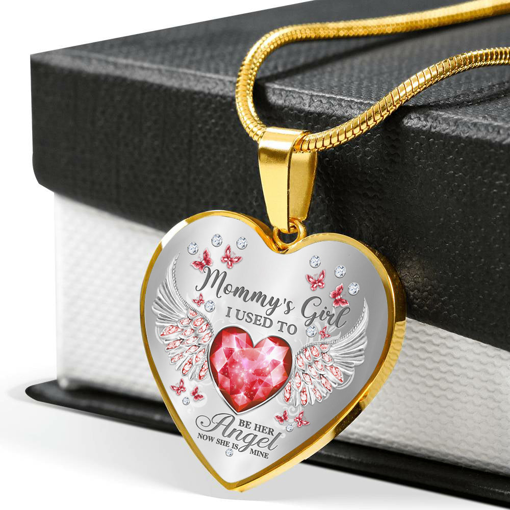 Mommy's Girl Heart Necklace