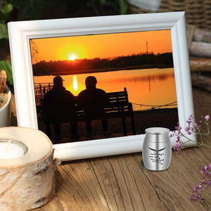 Mini Keepsake Urn for Ashes-Your Wings were Ready, But My Heart was Not