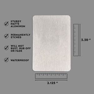 Metal Wallet Card - Your Wings Were Ready But My Heart Was Not - Memorial Gift From Photo