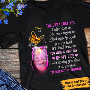 Personalized The Day I Lost You Memorial T-Shirt