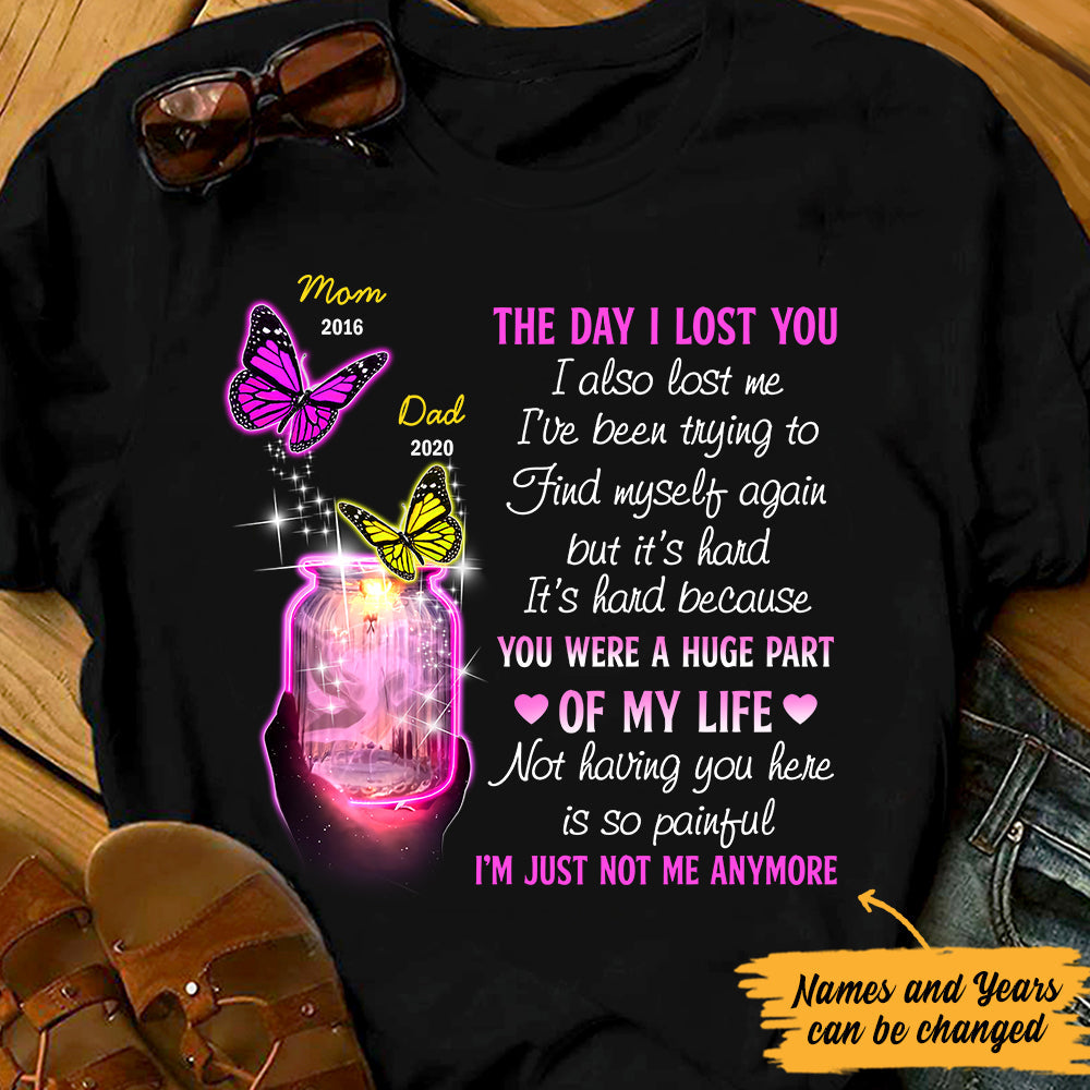 Personalized The Day I Lost You Memorial T-Shirt