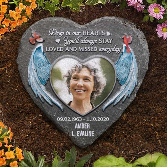 You'll Always Stay Loved And Missed Everyday - Personalized Memorial Stone
