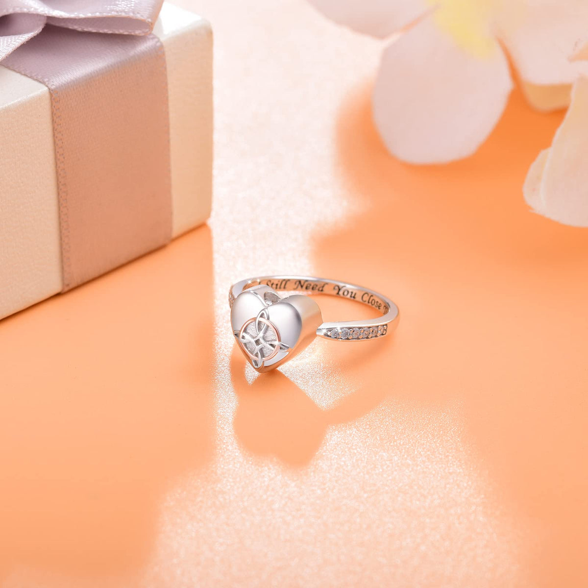 Cremation Jewelry Urns Ring for Ashes