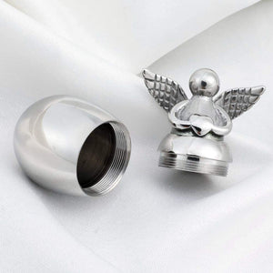 Mini Angel Keepsake Urn for Ashes-God Has You in His Arms, I Have You in My Heart