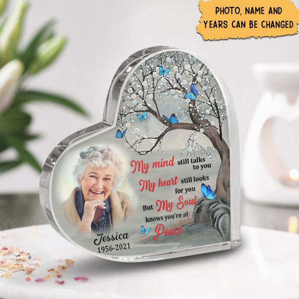 My Mind Still Talks To You Personalized Plaque