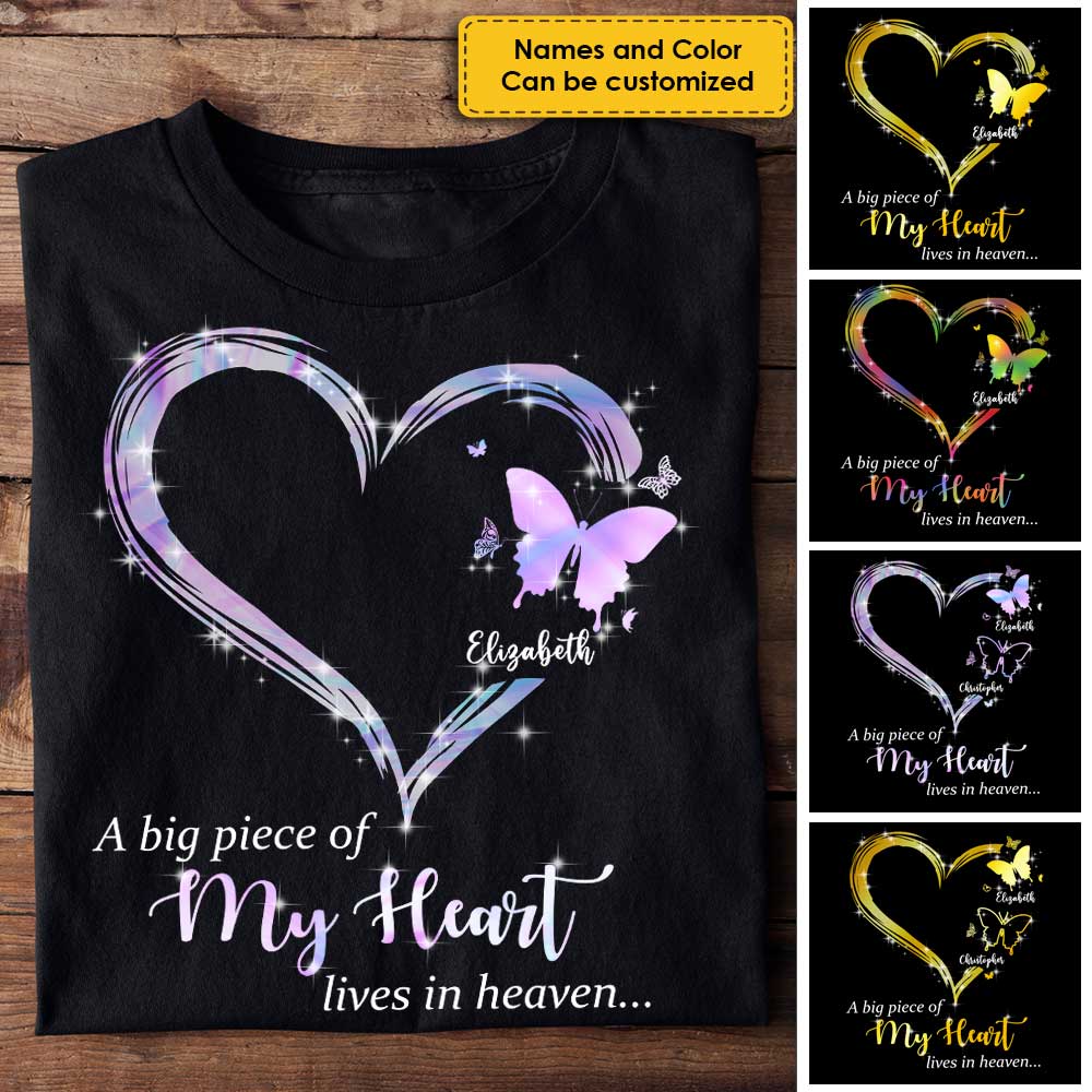 A Big Piece Of My Heart - Personalized T-Shirt