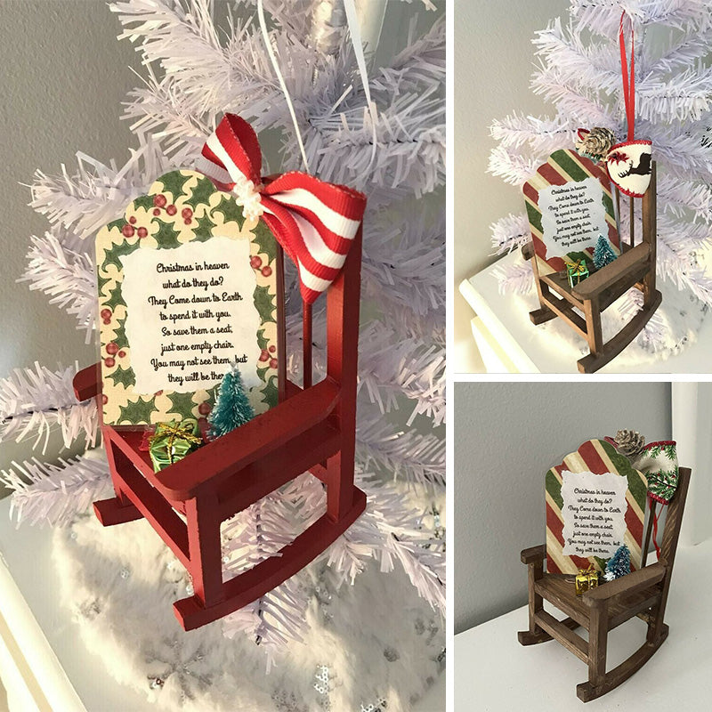 Christmas in Heaven Chair Keepsake Ornament