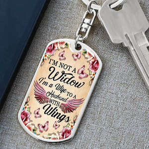 I'm Not A Widow Keychain