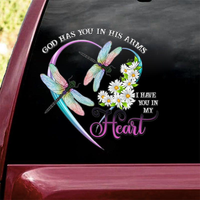 Dragonfly Memorial Decal