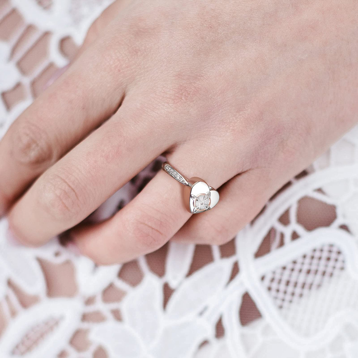 Cremation Jewelry Urns Ring for Ashes