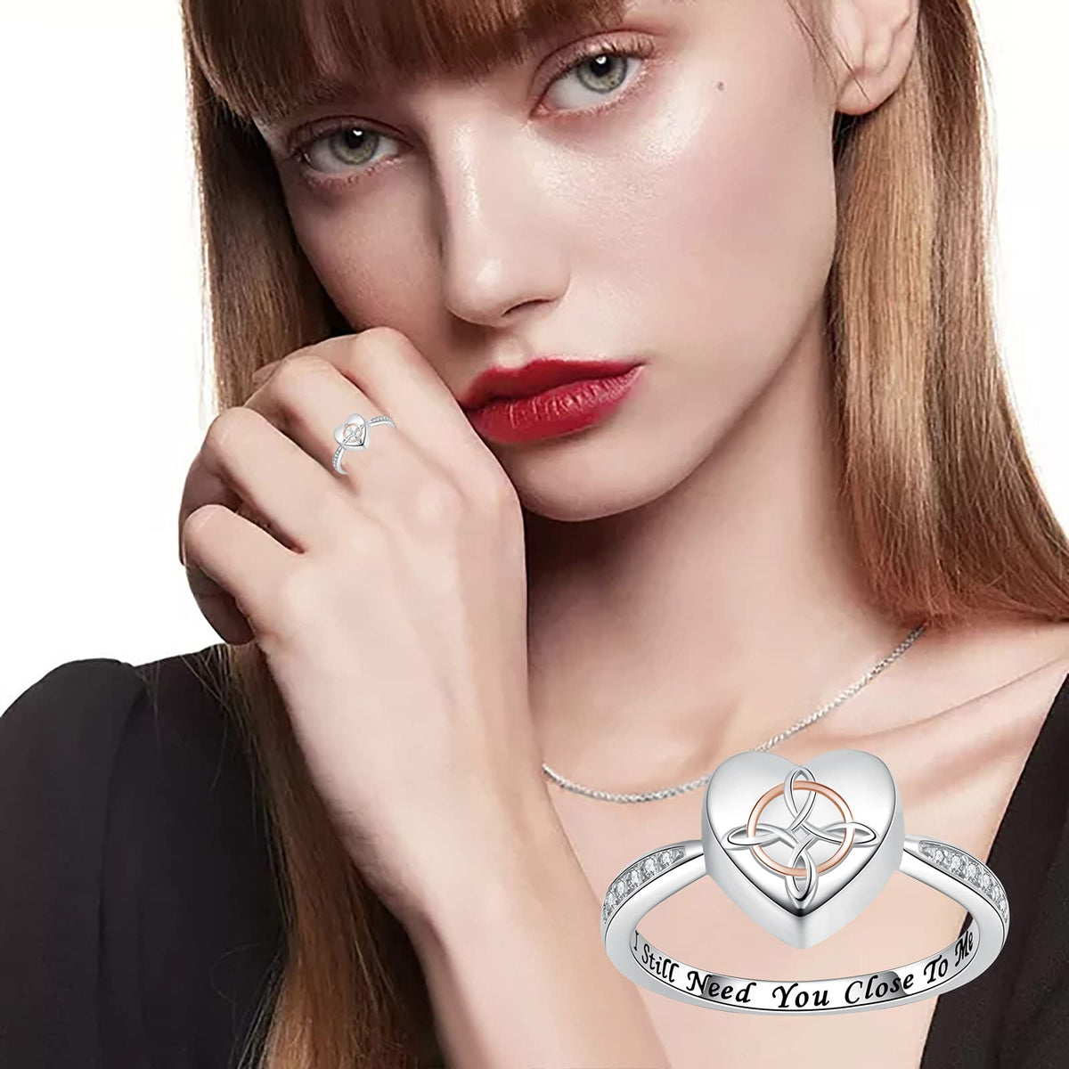 Cremation Jewelry Urns Ring for Ashes