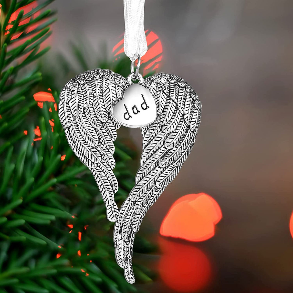 Angel Wing Memorial Christmas Tree Hanging Ornament