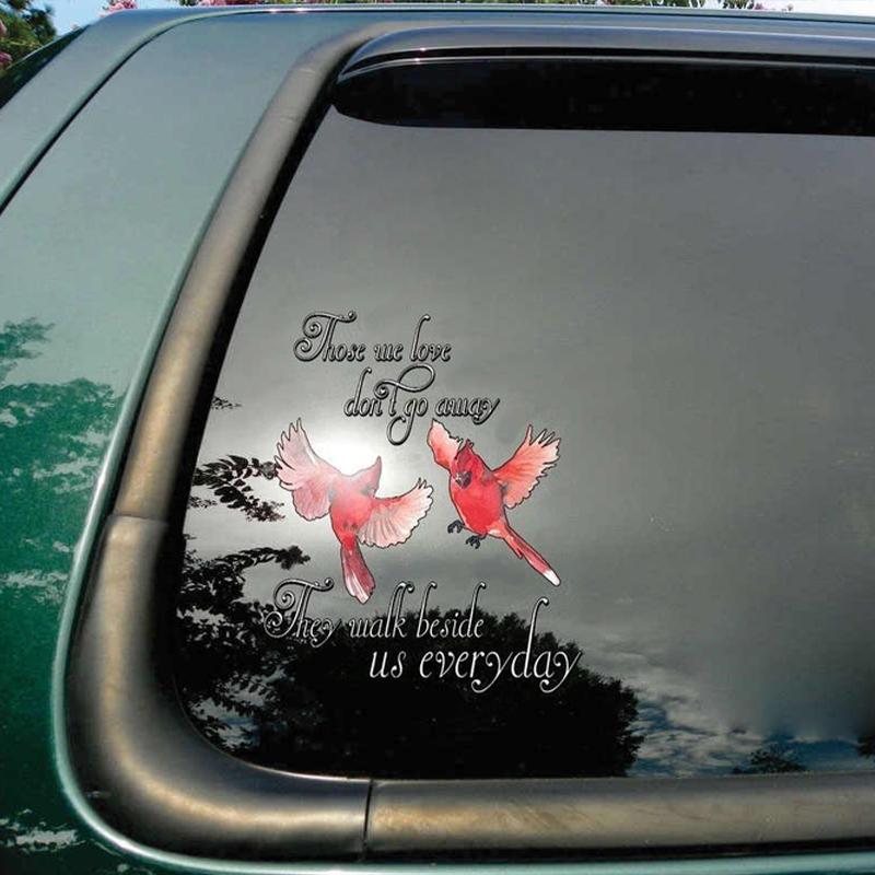 Memorial Cardinal Decal