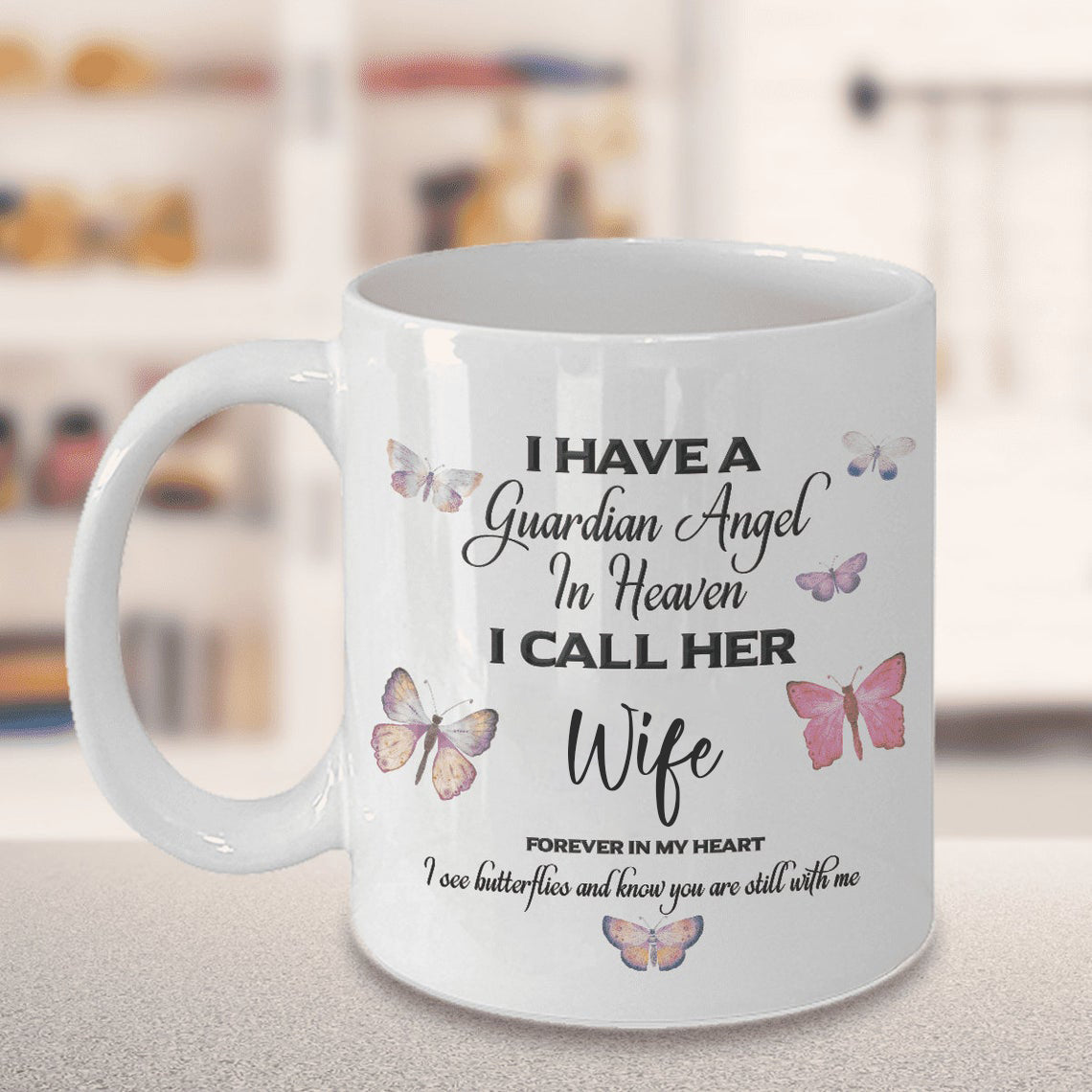 Butterfly Mug In Loving Memory Remembrance Gifts