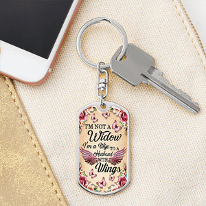 I'm Not A Widow Keychain