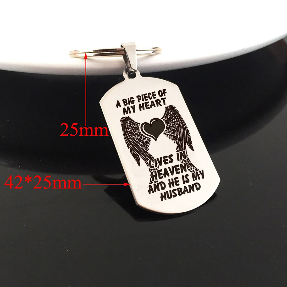 MY HUSBAND IN HEAVEN - KEY CHAIN