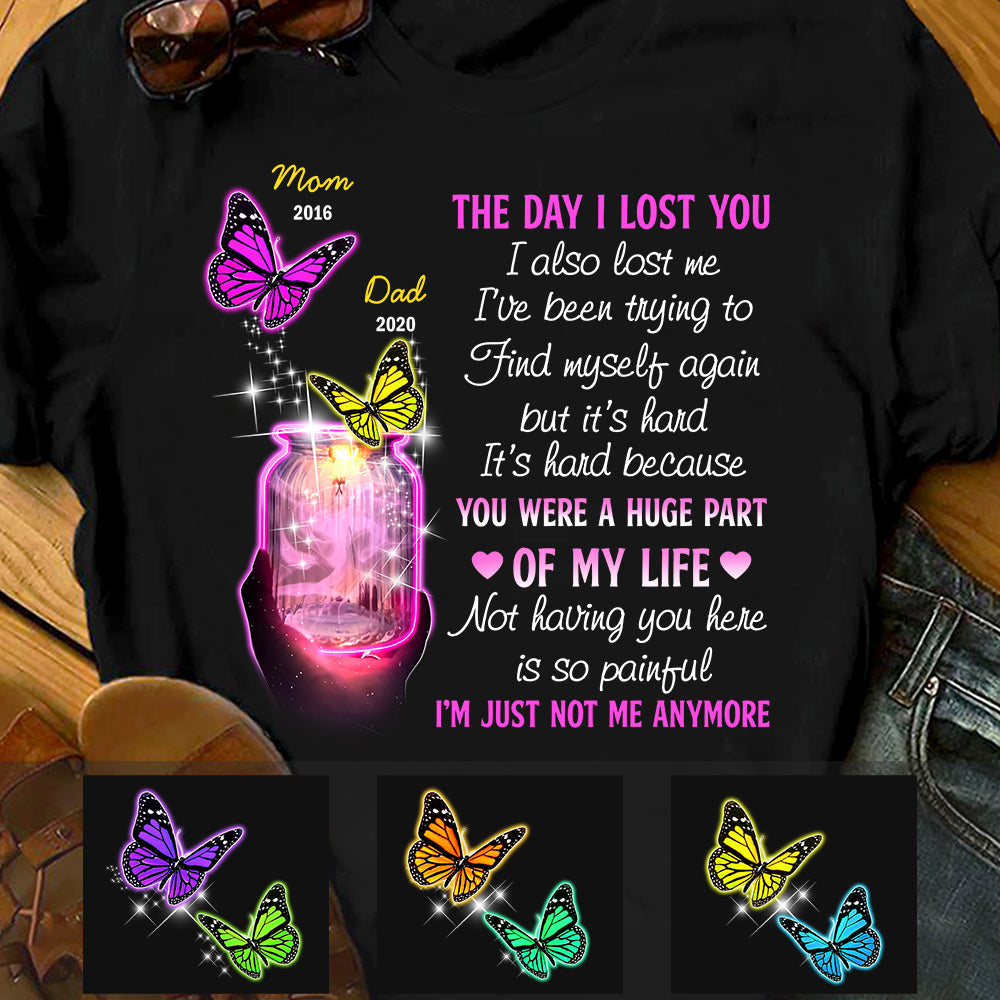 Personalized The Day I Lost You Memorial T-Shirt