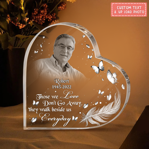 Custom Personalized Photo Acrylic Plaque - Memorial Gift Idea - If Love Could Have Saved You, You Would Have Lived Forever