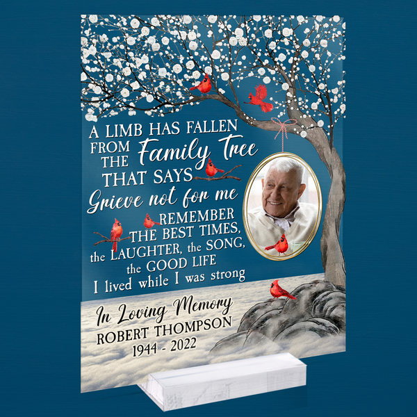 Personalized Angel Dog Sleeping Memorial Acrylic Plaque - Memorial Gift Idea For Dog Lover - Your Wings Were Ready But Our Hearts Were Not